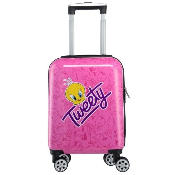 Warner Bros RAIL KIDS Dětský skořepinový kufr s pojezdem, růžová, veľkosť UNI