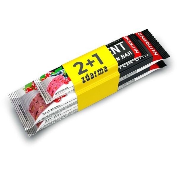 Nutrend EXCELENT PROTEIN BAR, 2X 85G + 1X40 G ČERNÝ RYBÍZ + BRUSINKY Proteinová tyčinka, , veľkosť 210 G
