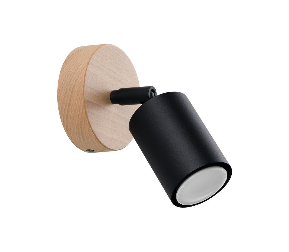 SL.1290 - Nástěnné bodové svítidlo VERDO 1xGU10/10W/230V černá