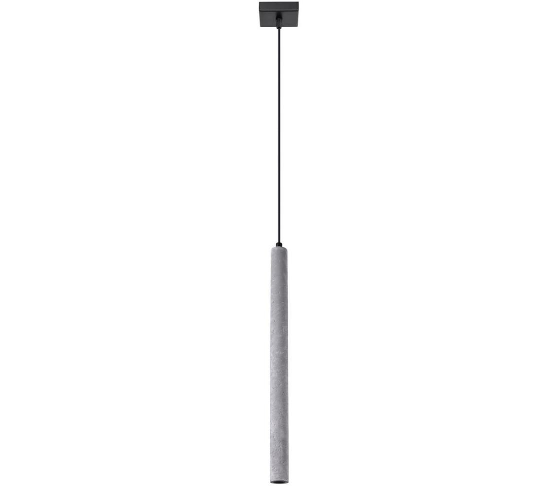 SL.1271 - Lustr na lanku PASTELO 1xG9/8W/230V beton