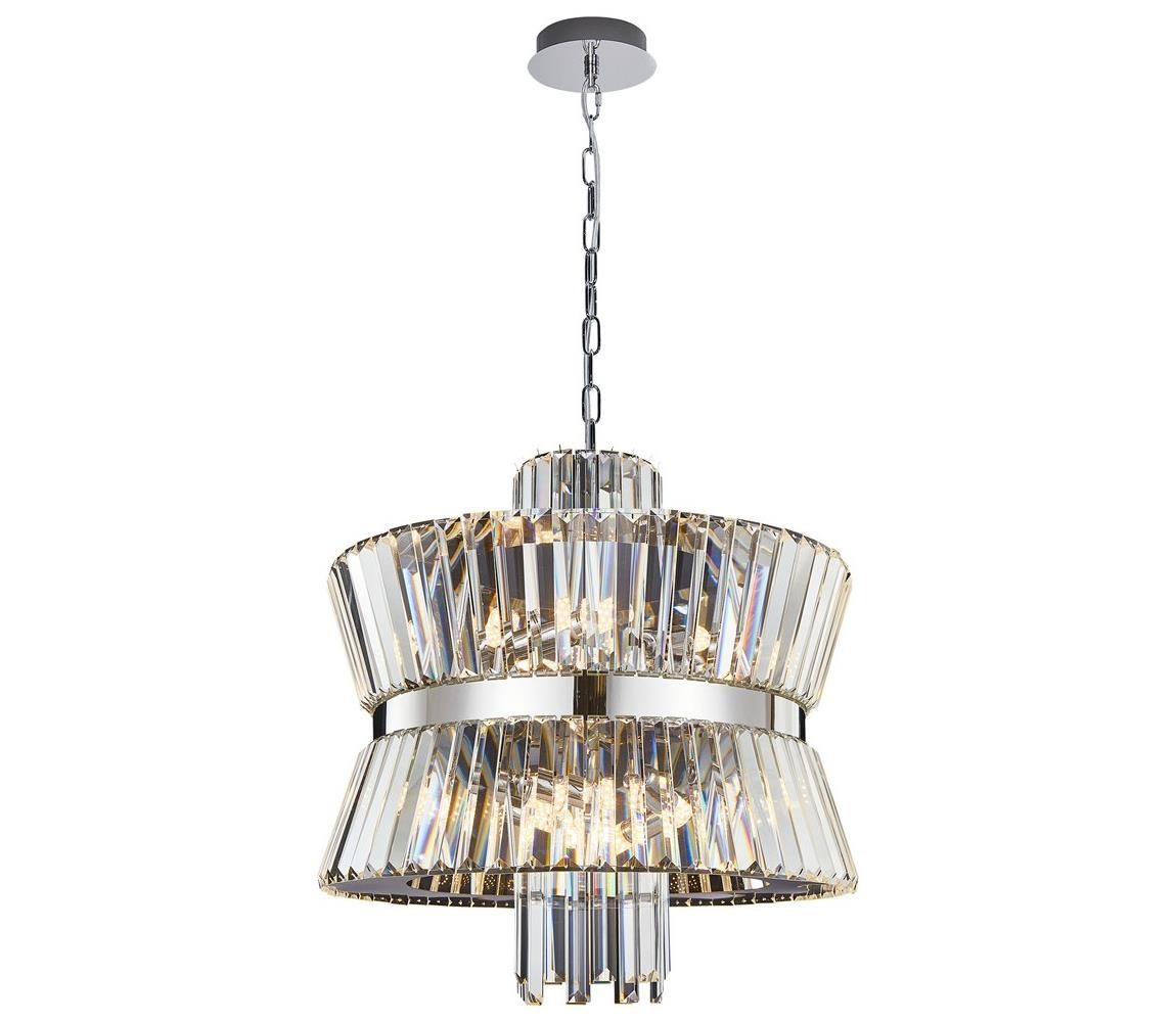 Lustr na řetězu AURELIA 12xE14/40W/230V chrom