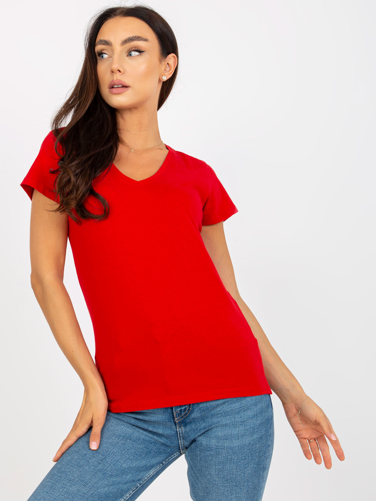 Basic Feel Good Dámské tričko s krátkým rukávem Milsent červená XS