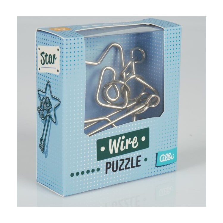 Wire puzzle - Star - Albi