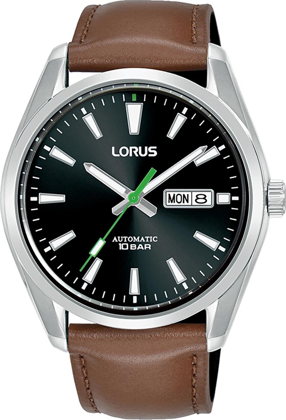Hodinky Lorus Auotmatic Classic RL457BX9 Brown/Silver