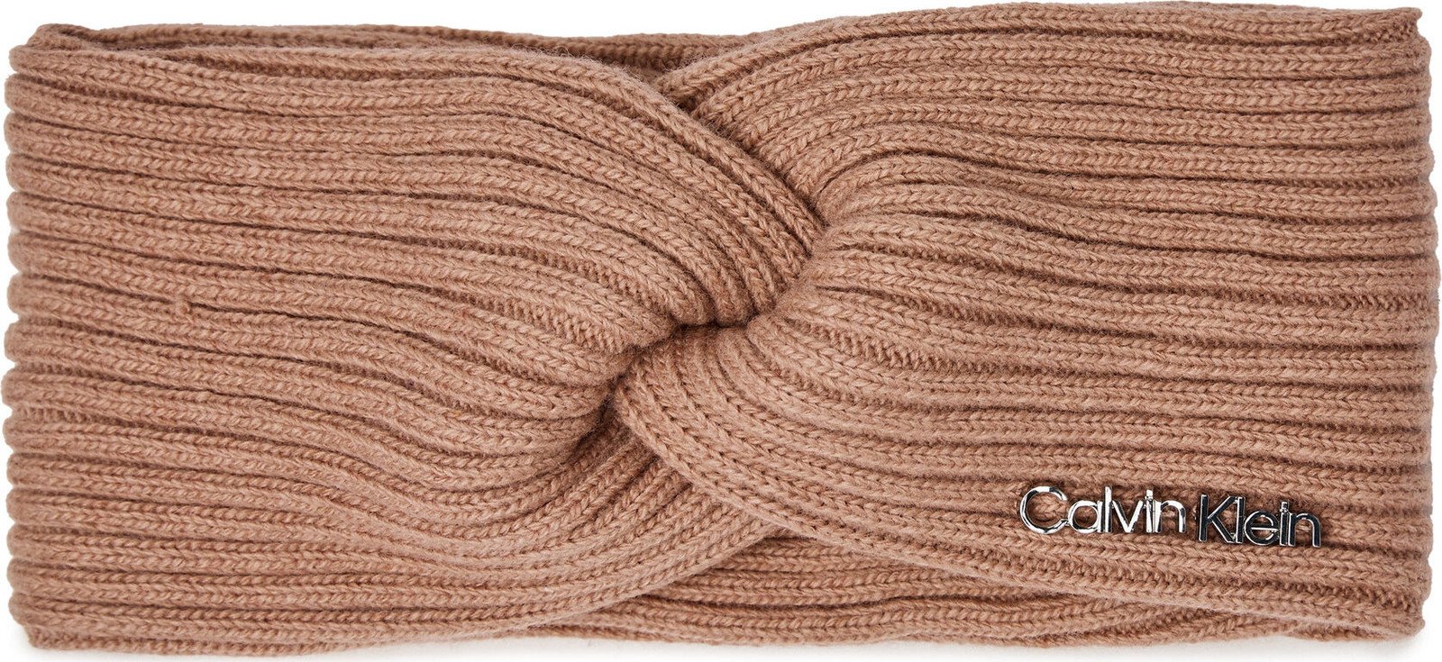 Textilní čelenka Calvin Klein Ck Must Logo Twisted Headband K60K611400 Ash Rose VB8