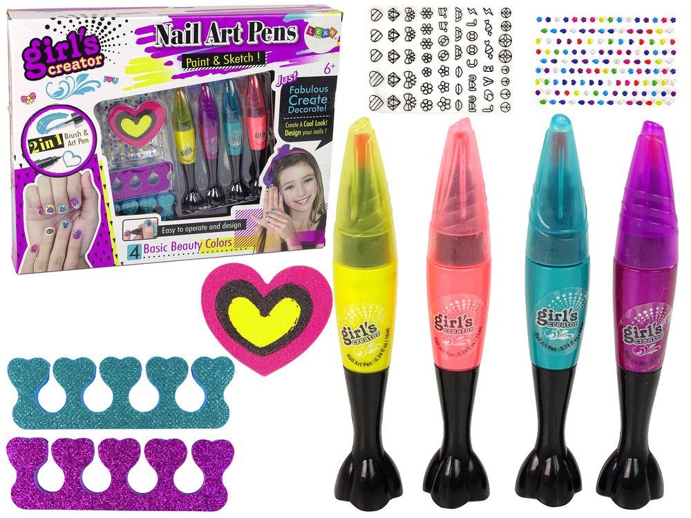 mamido Sada na malování nehtů 4 fixy