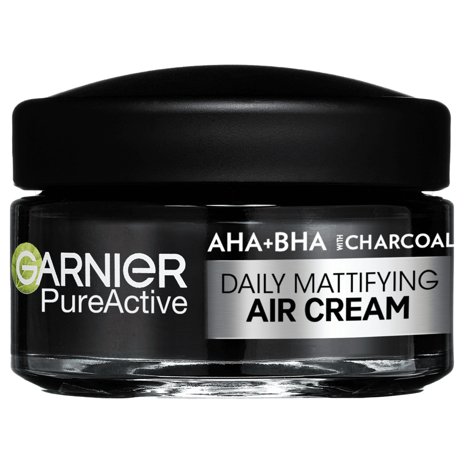 Garnier Pure Active AHA + BHA lehký denní zmatňující krém 3v1 s aktivním uhlím, 50 ml