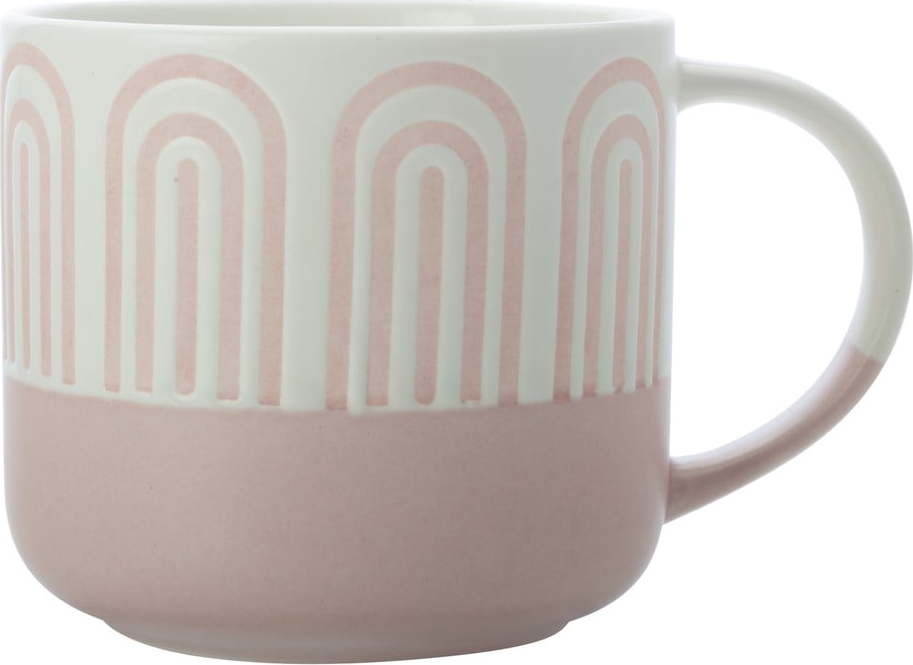 Růžový porcelánový hrnek 400 ml Arches – Maxwell & Williams