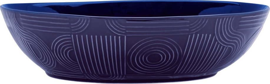 Tmavě modrá keramická servírovací miska Arc – Maxwell & Williams