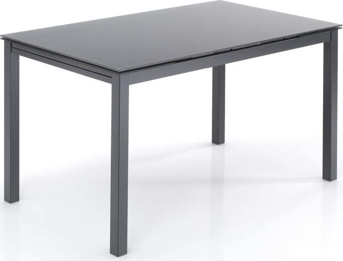 Rozkládací jídelní stůl se skleněnou deskou 80x140 cm – Tomasucci