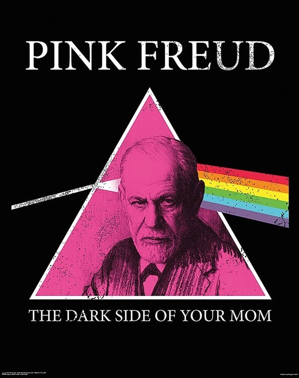 CLOSE UP Plakát, Obraz - Pink Freud - Dark Side of your Mom, (61 x 76.5 cm)