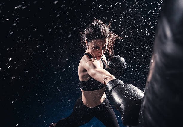 sanjeri Umělecká fotografie Boxing power, sanjeri, (40 x 26.7 cm)