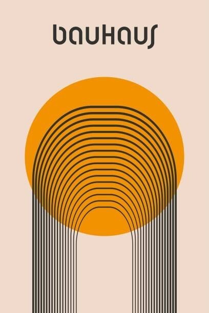 Ekaterina Tarasova Ilustrace Minimalist vintage 20s geometric design poster., Ekaterina Tarasova, (26.7 x 40 cm)