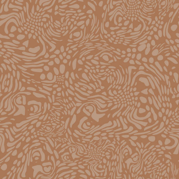 Dana Kulbayeva Ilustrace Natural camouflage. Free-form organic shapes. Stylish, Dana Kulbayeva, (40 x 40 cm)