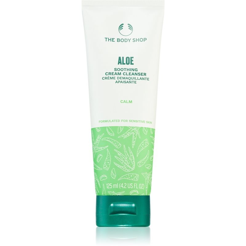 The Body Shop Aloe Soothing Cream Cleanser čisticí mléko pro zklidnění pleti 125 ml