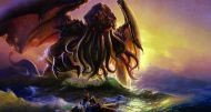 Krakenwargames Board Gaming Mat - Cthulhu and the Ninth Wave (160x85cm)