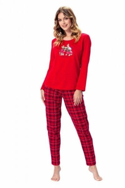 M-Max Alina 1388 Dámské pyžamo XL červená