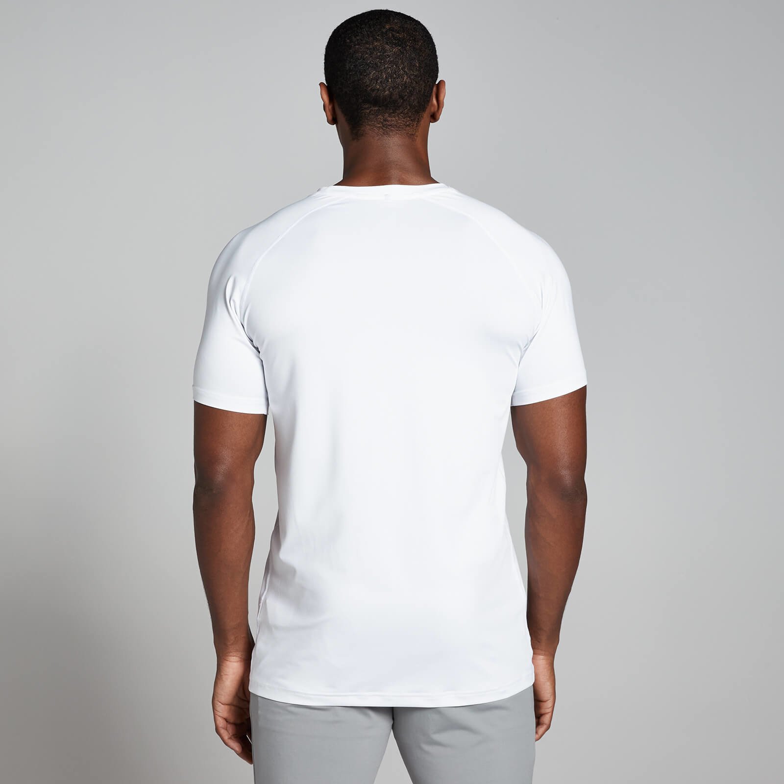 MP Pánské Training Tričko s Krátkým Rukávem – Bílé - XXL