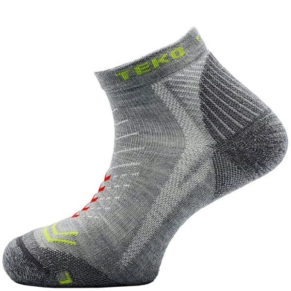 TEKO ECO RUN ENDURO 2.0 Běžecké ponožky, šedá, veľkosť 34-37
