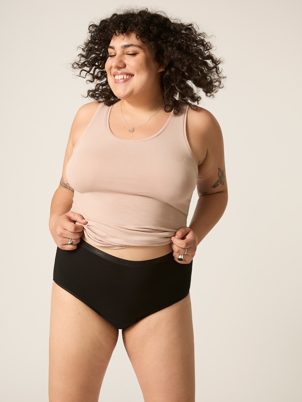 Menstruační kalhotky Modibodi Classic Full Brief Light-Moderate (MODI4017) S