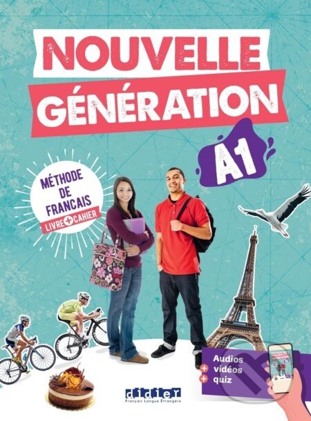 Nouvelle Génération A1 - Livre + Cahier + didierfle.app - Didier