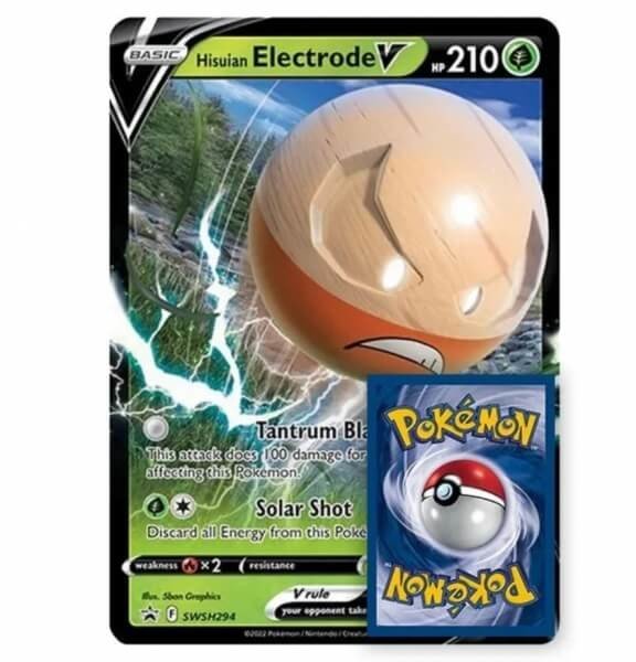 Pokémon JUMBO karta Hisuian Electrode V