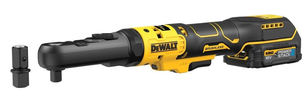 DeWALT DCF510E2G aku ráčna 18V (2x3,0Ah) čtyřhran 3/8’’+ 1/2”