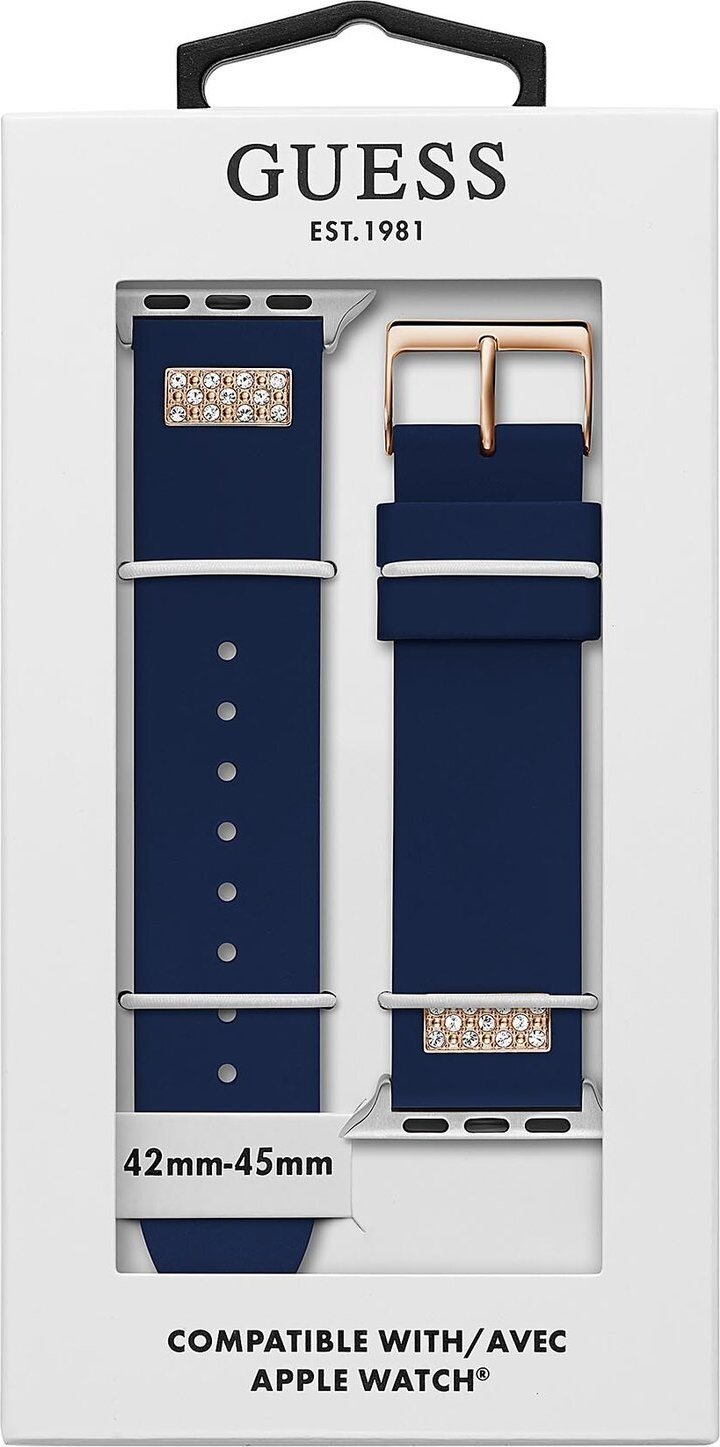 Vyměnitelný pásek do hodinek Apple Watch Guess CS3004S3 Navy