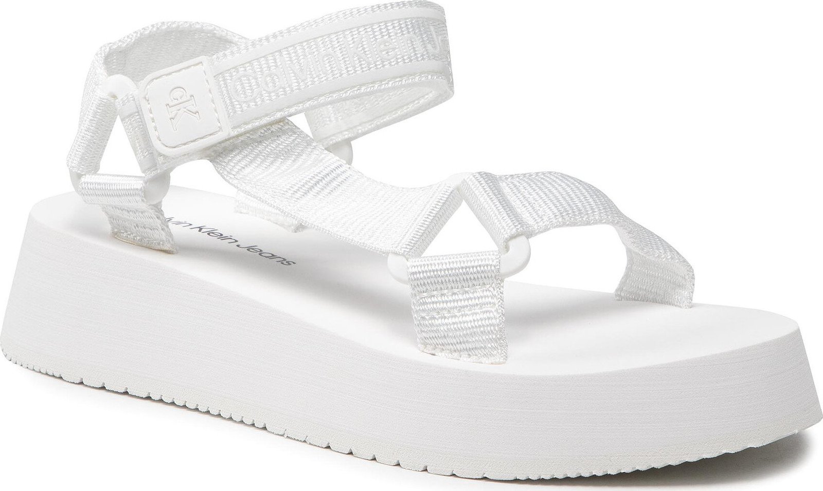 Sandály Calvin Klein Jeans Prefresato 1 YW0YW00557 Bright White YAF