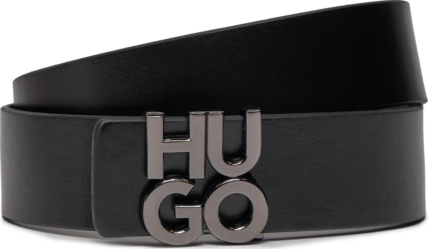 Pánský pásek Hugo Sta Sz35 50512779 Black 001