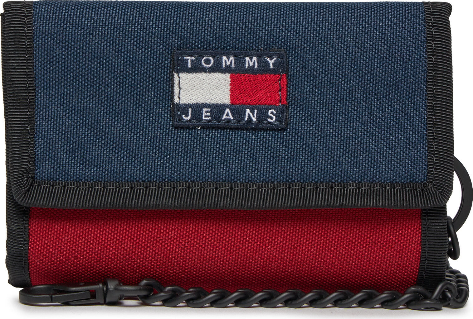 Velká pánská peněženka Tommy Jeans Tjm Heritage Nylon Trifold AM0AM12078 Corporate 0GY