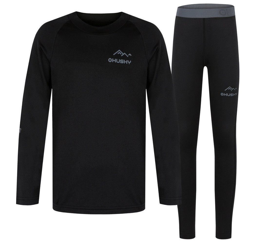 Husky Dětské termoprádlo Active winter Tombo black 134