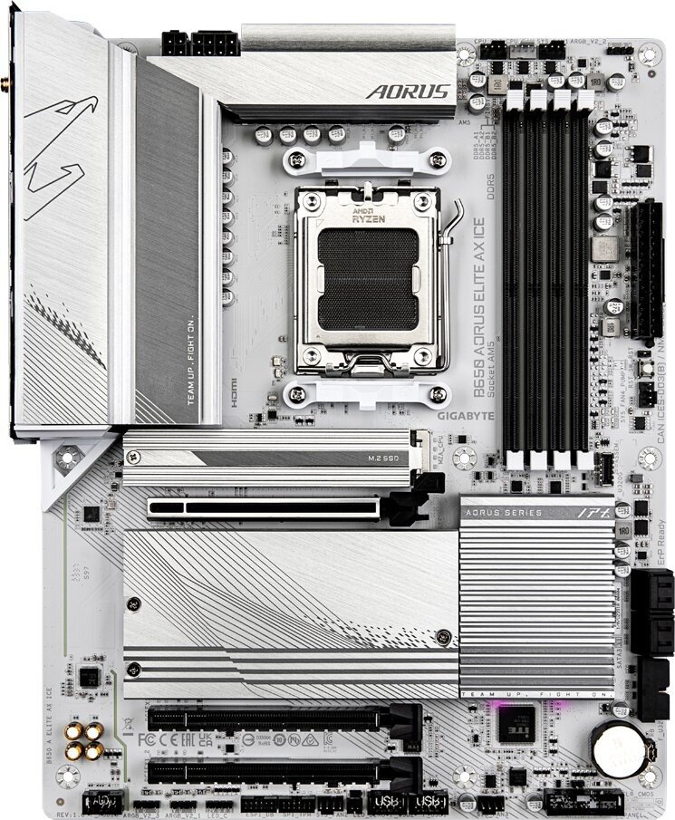 GIGABYTE B650 Aorus ELITE AX ICE - AMD B650 - B650 A ELITE AX ICE