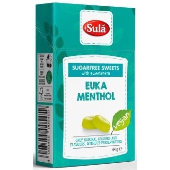 Sulá Bonbóny bez cukru euka menthol 44 g