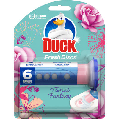 Duck WC blok Fresh Discs Floral Fantasy, 36 ml