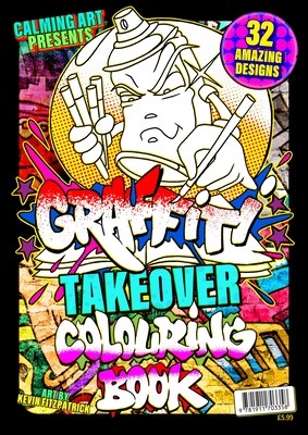 Graffiti Takeover - Colouring Book (Fitzpatrick Kevin)(Paperback)