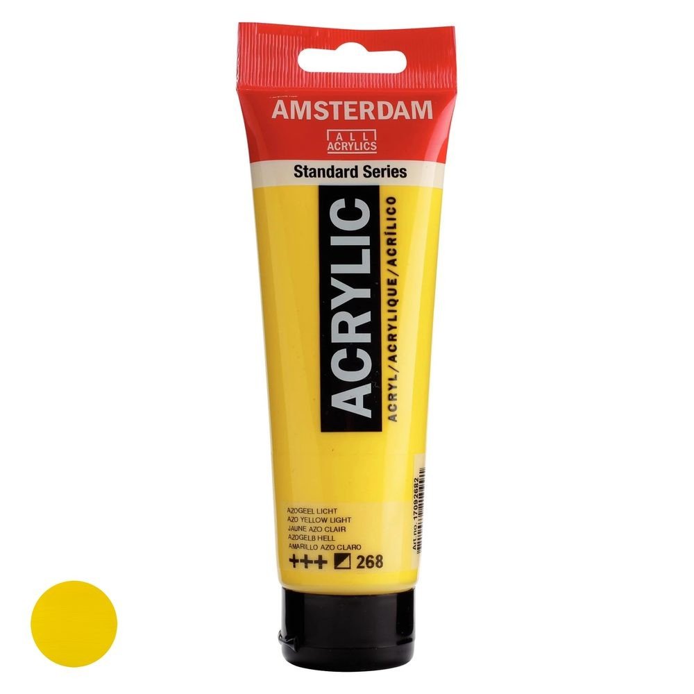 Royal Talens Amsterdam akrylová barva v tubě Standart Series 120 ml 268 Azo Yellow light - 1 ks