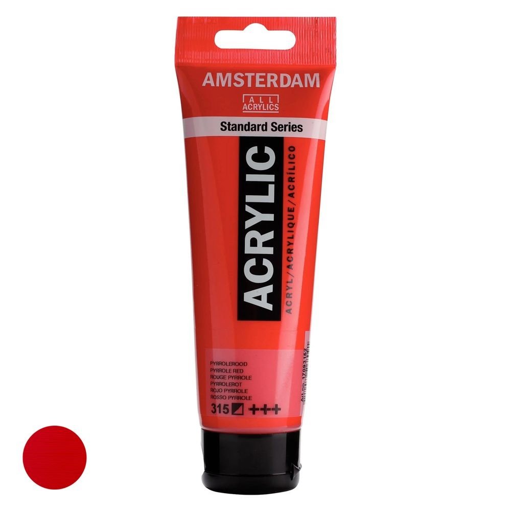 Royal Talens Amsterdam akrylová barva v tubě Standart Series 120 ml 315 Pyrrole Red - 1 ks