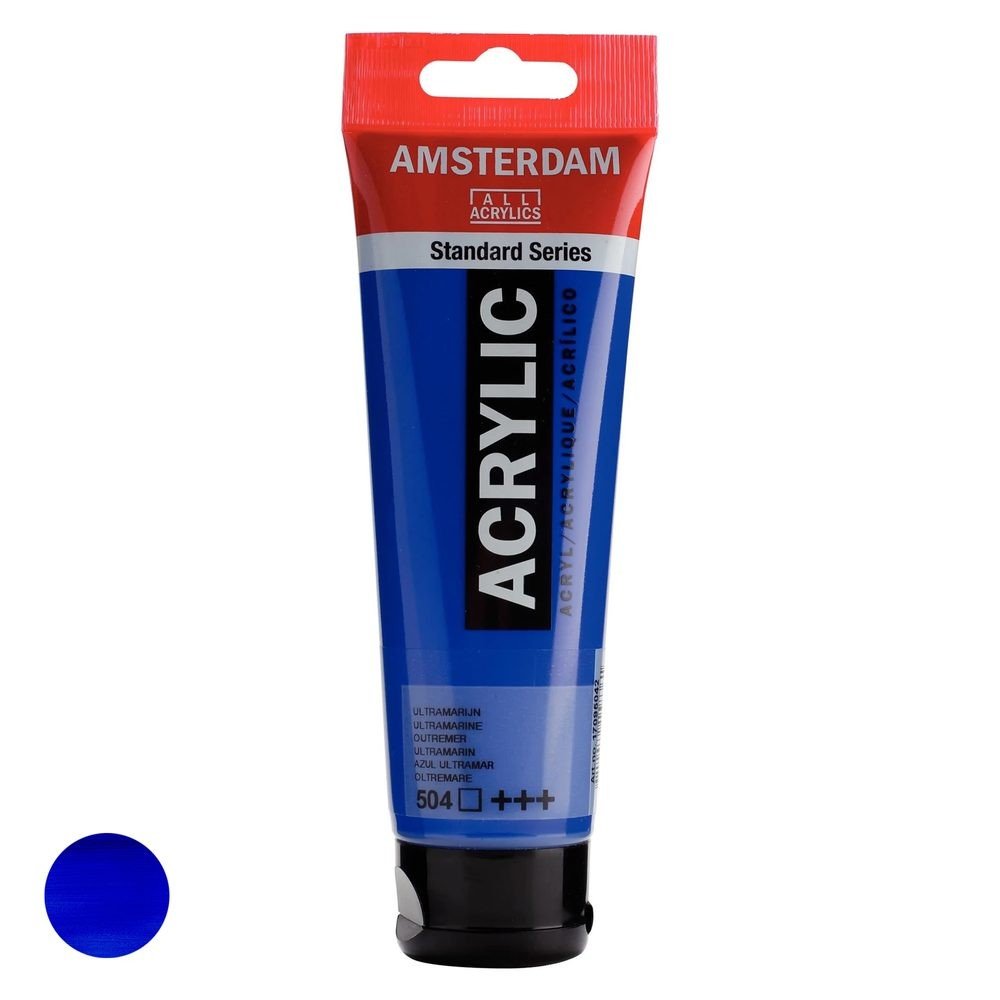 Royal Talens Amsterdam akrylová barva v tubě Standart Series 120 ml 504 Ultramarine - 1 ks