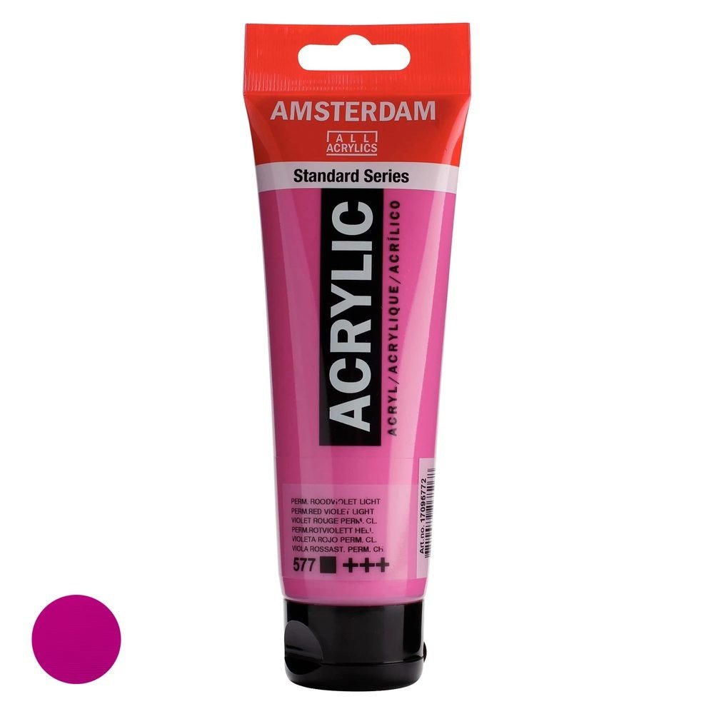 Royal Talens Amsterdam akrylová barva v tubě Standart Series 120 ml 577 Permanent Red Violet light - 1 ks