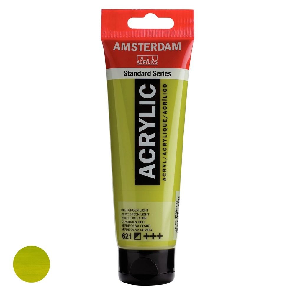 Royal Talens Amsterdam akrylová barva v tubě Standart Series 120 ml 621 Olive Green light - 1 ks