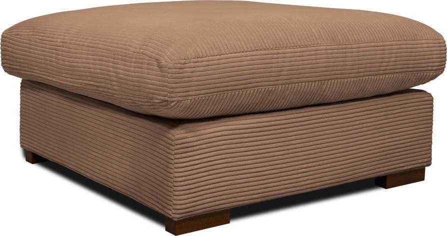 Světle hnědý manšestrový taburet Comfy – Scandic