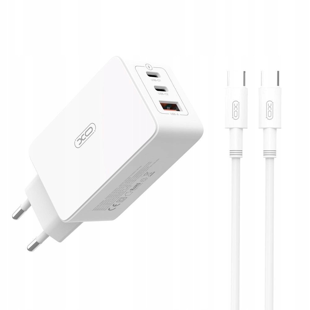 Xo Síťová Nabíječka CE13 Pd Qc 3.0 65W 1X Usb 2X