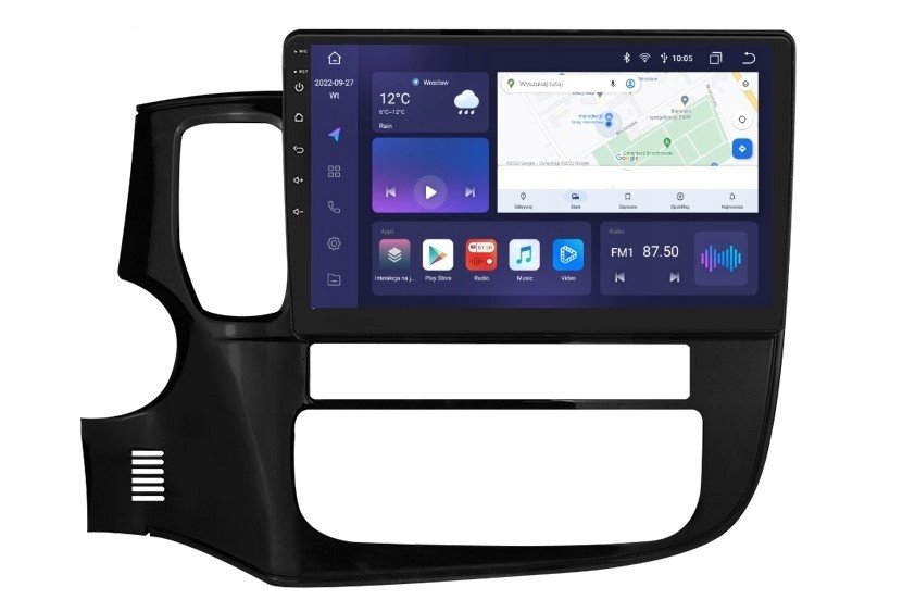 Rádio 2DIN Navigace Android Mitsubishi Outlander 3 III 3/32 Gb Carplay Dsp