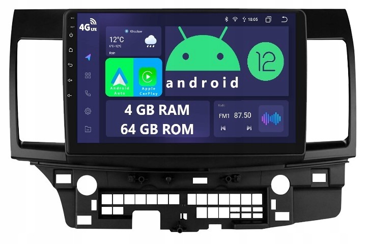 Rádio 2DIN Android 10,1