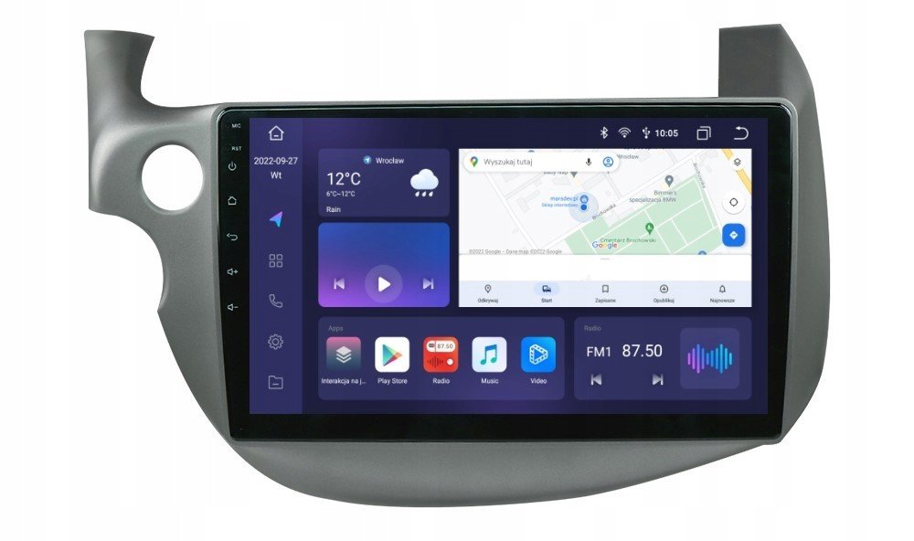 Rádio 2DIN Navigace Android Honda Jazz 3/32 Gb Dsp Carplay