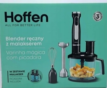 Hoffen Sada ručního mixéru s malakserem 1000 W HB-3390 černá