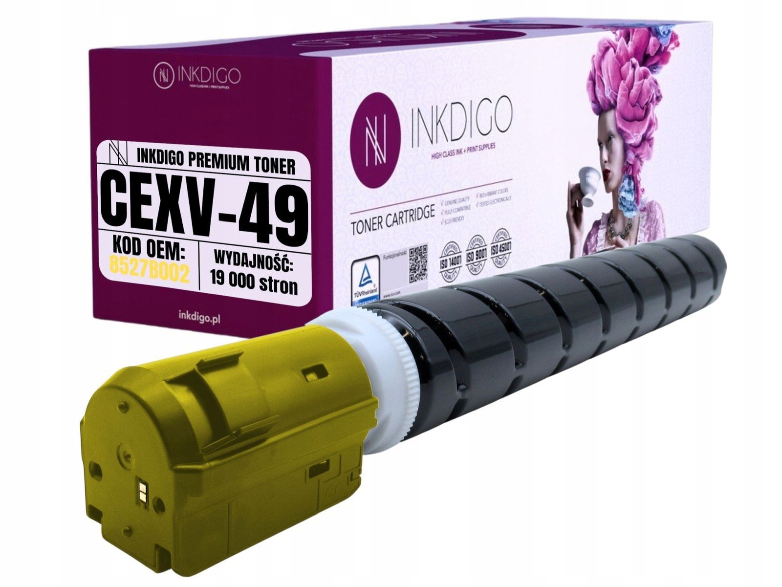 Náhradní toner CEXV49 pro Canon Imagerunner Advance C 3320 3325 3330 3500