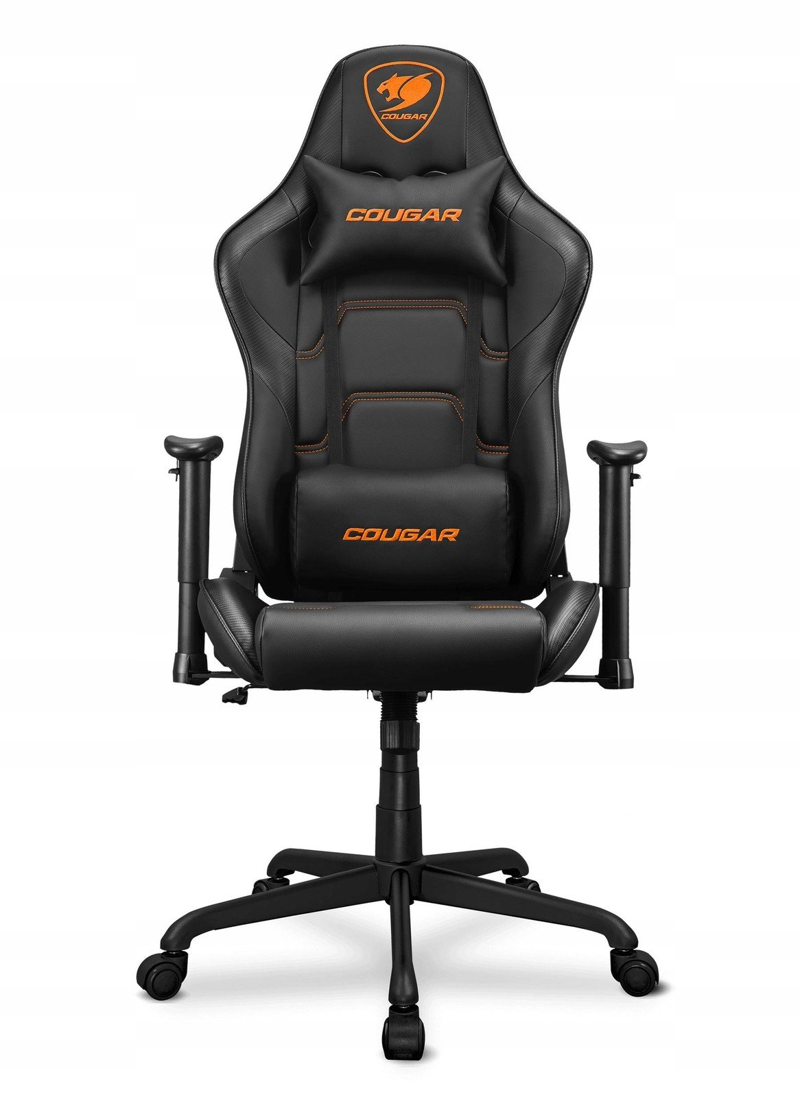 Křeslo Cougar Armor Elite Black Gaming do 120kg Kůže Eco Černá