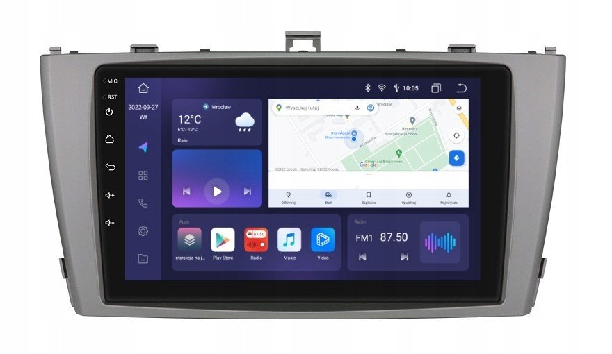 Rádio 2DIN Navigace Android Toyota Avensis T27 3/32 Gb Dsp Carplay